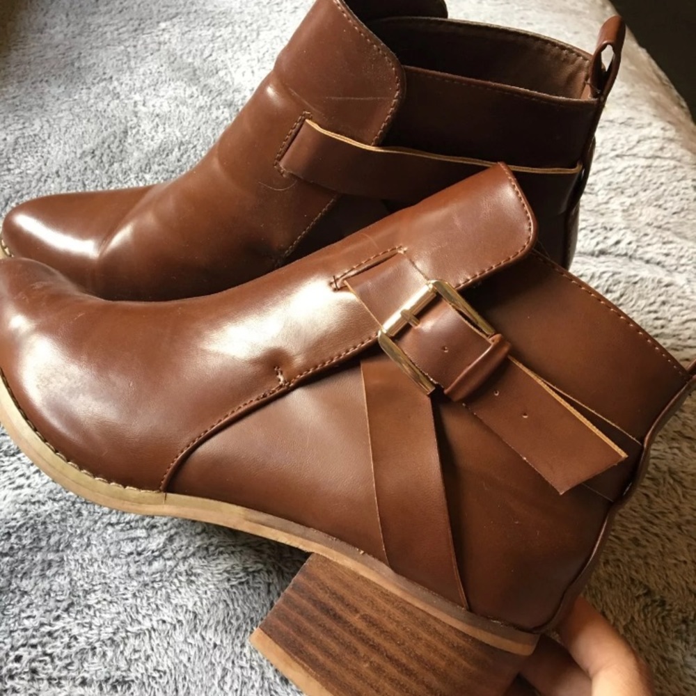 Brown Forever21 Booties